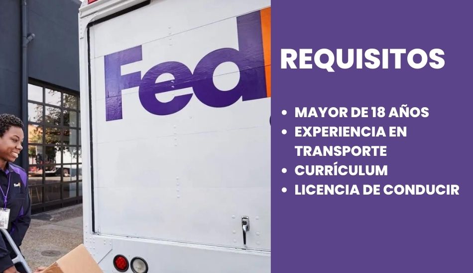 Lista de requisitos para trabajar en FedEx