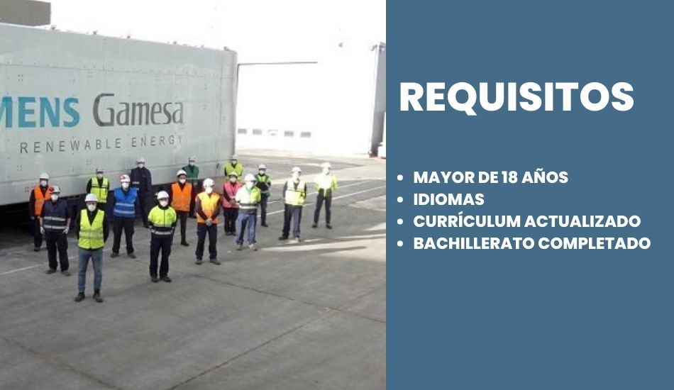 Lista de requisitos para trabajar en Siemens Gamesa
