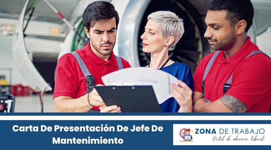 Carta De Presentación De Jefe De Mantenimiento