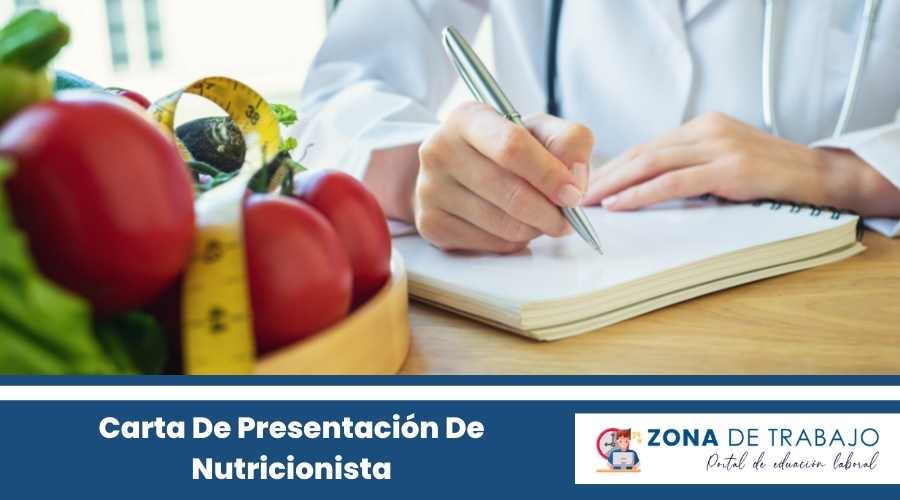 Carta De Presentación De Nutricionista